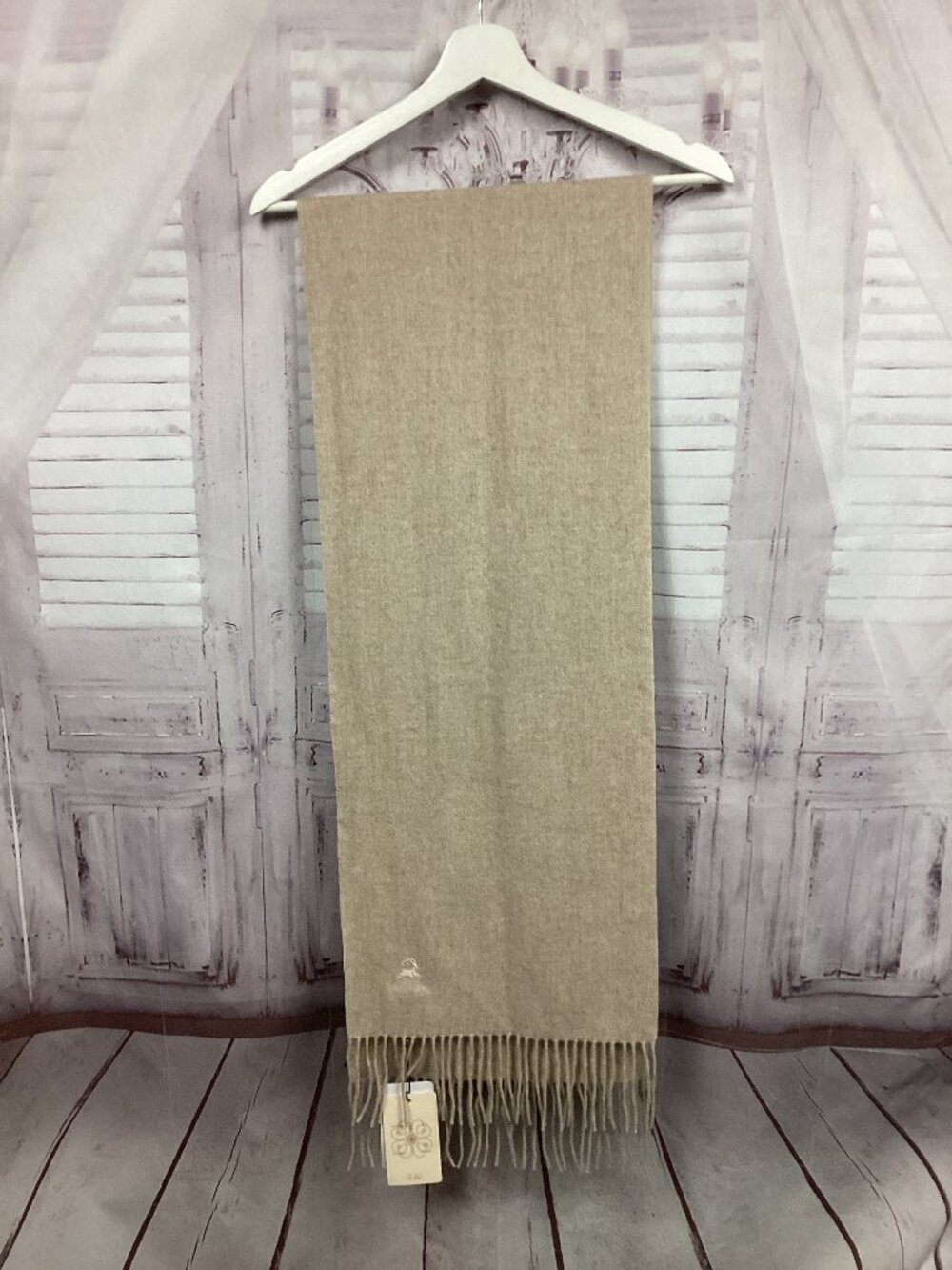 Gobi Mongolian Cashmere Scarf NWT Light Tan